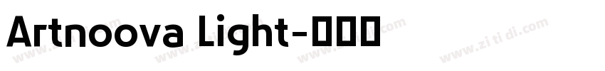 Artnoova Light字体转换